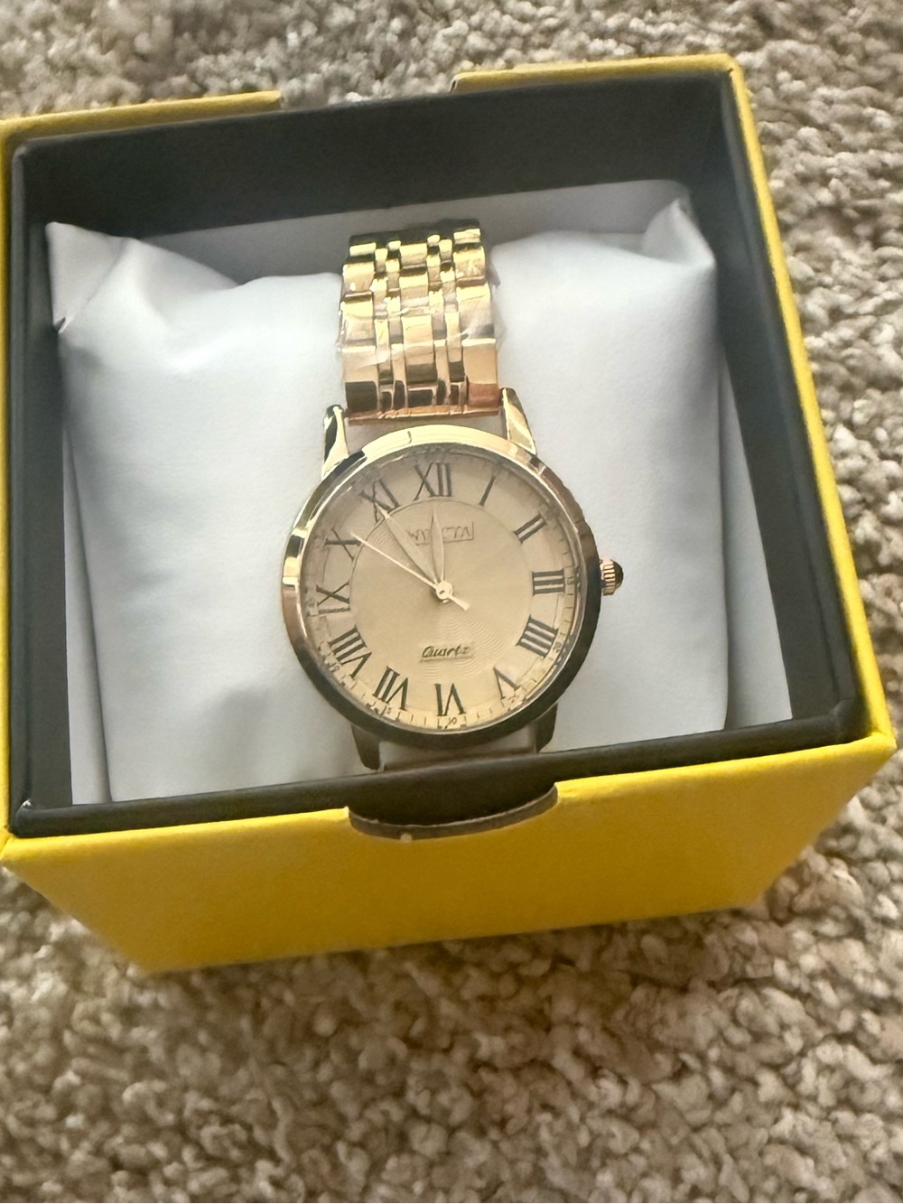 Invicta Model # 69311 Gold Tone Women's Bracelet Watch with Roman Dial